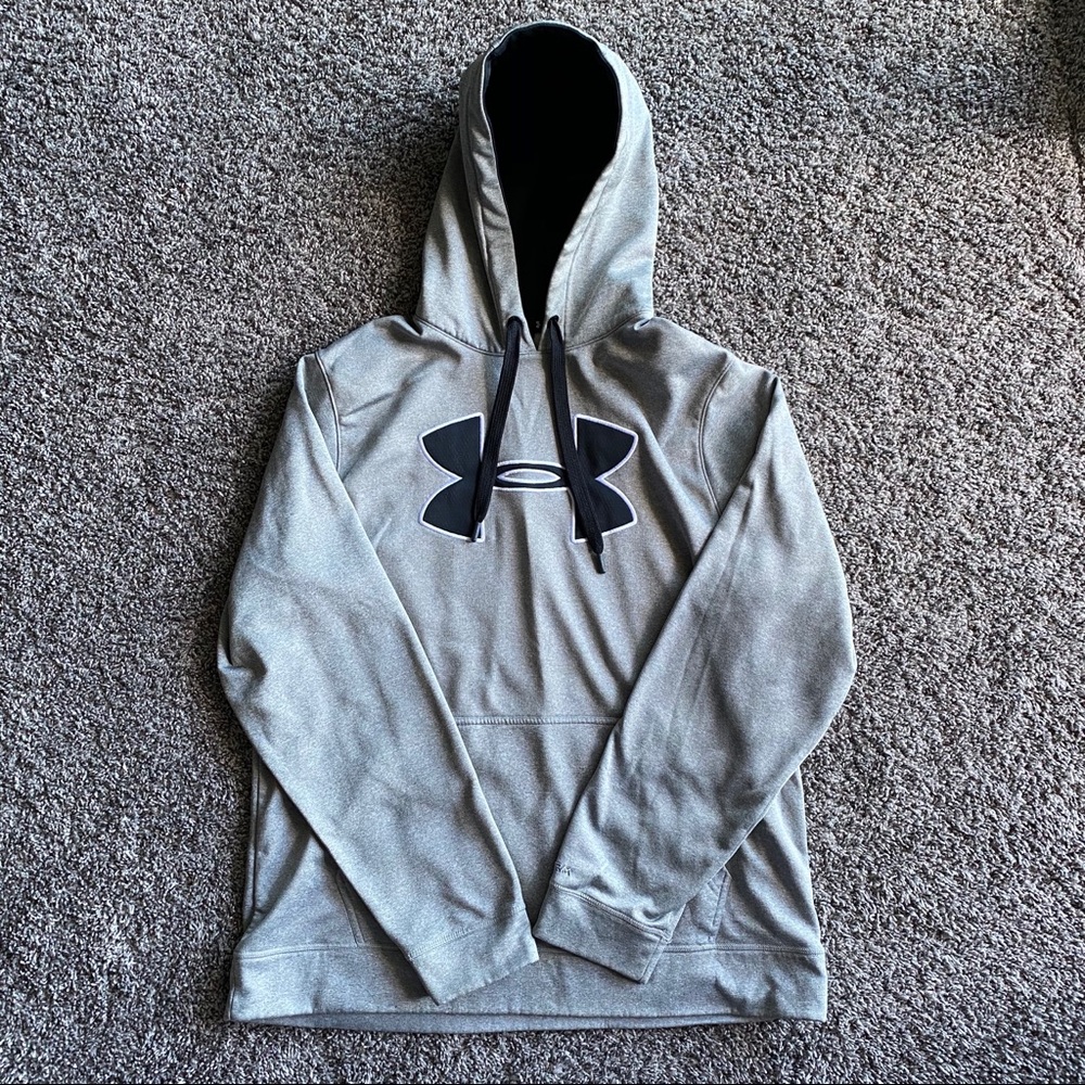 Gray under armour hoodie